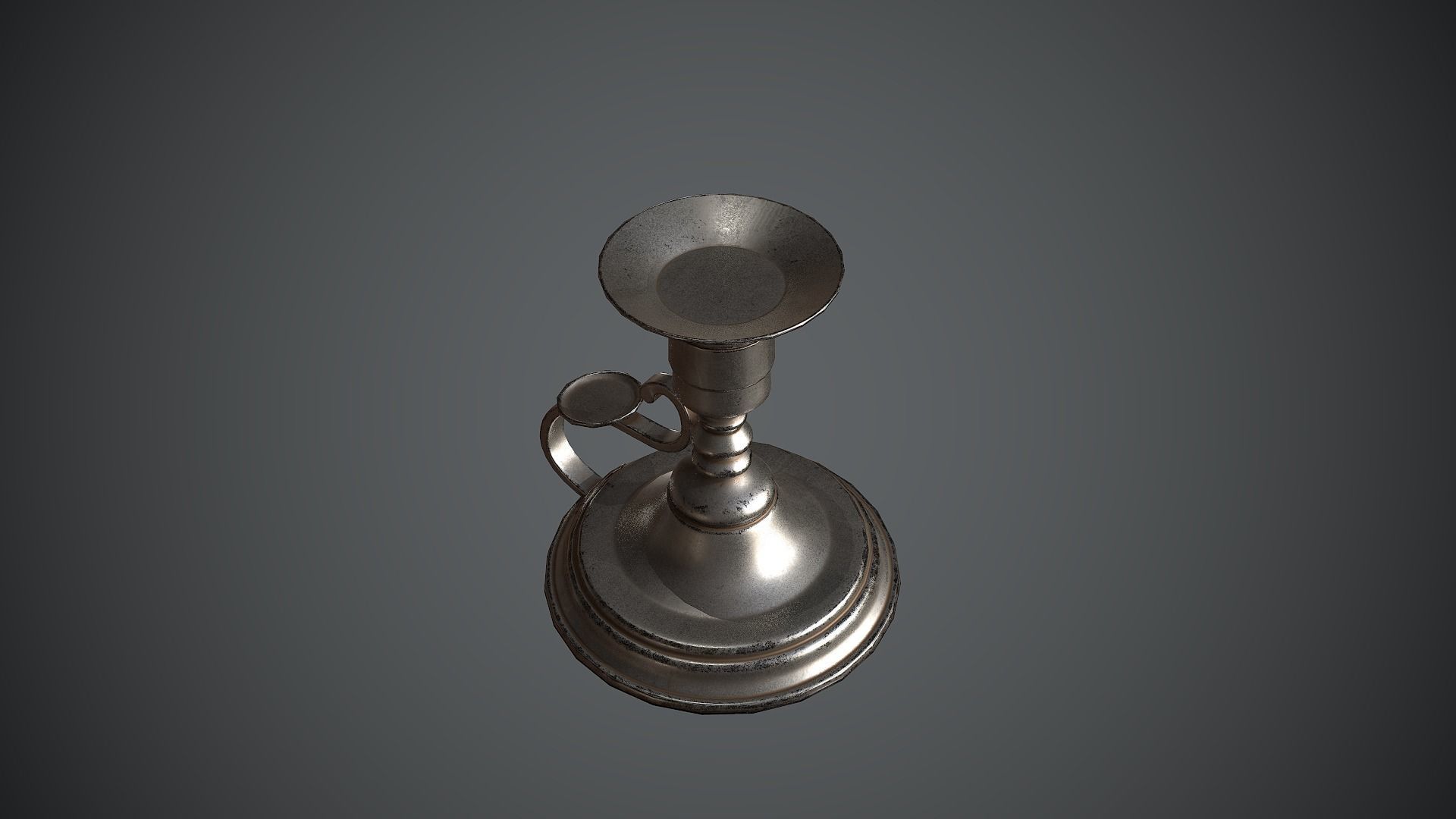 Torch Medieval Low-poly 3D model_21