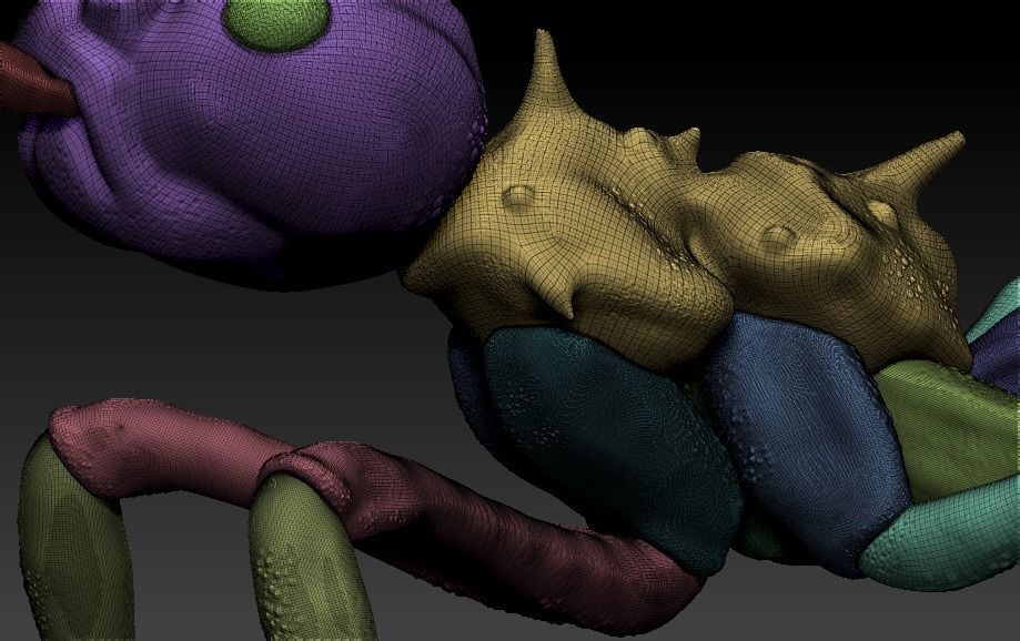 red ant 3D print model_13