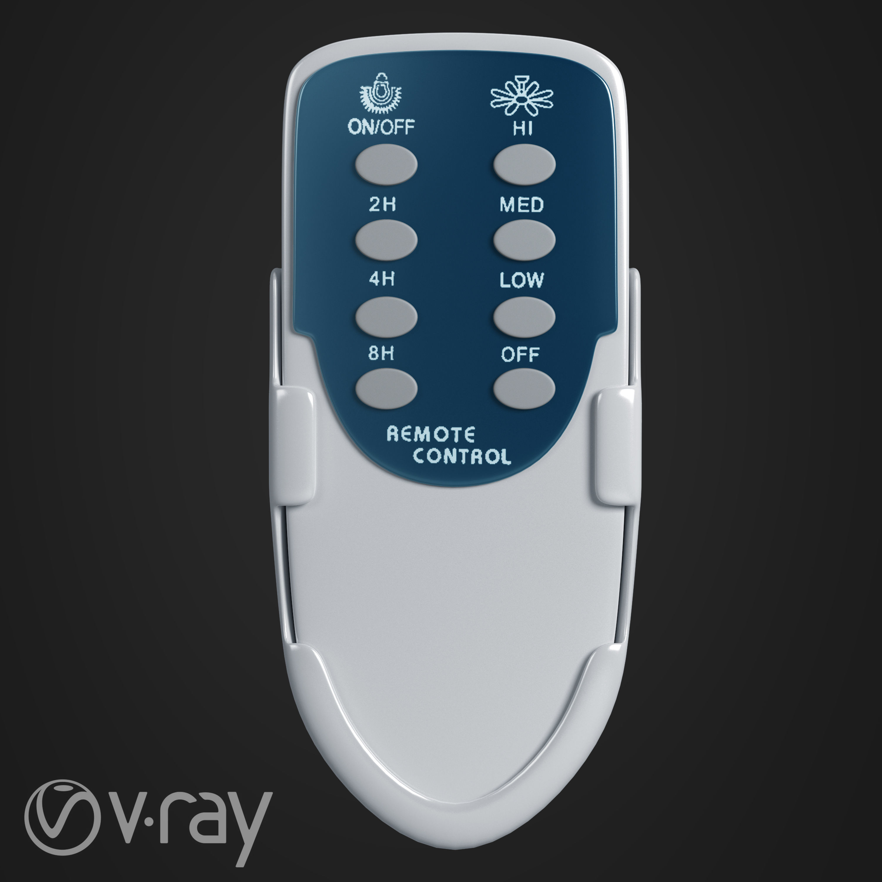 SET OF 10 FANS 3D model_8