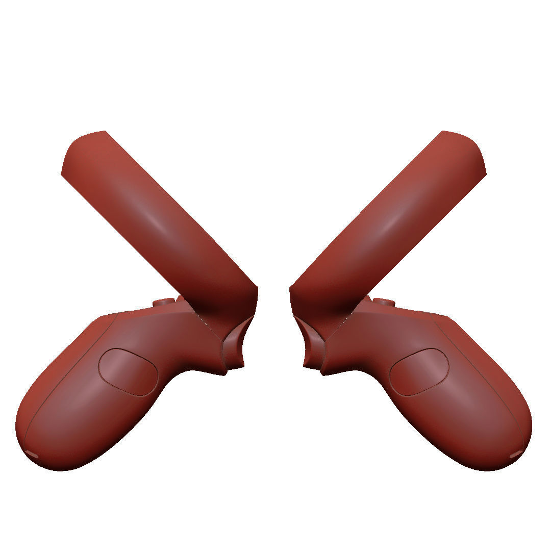 Oculus Rift S with Controllers 3D model_39