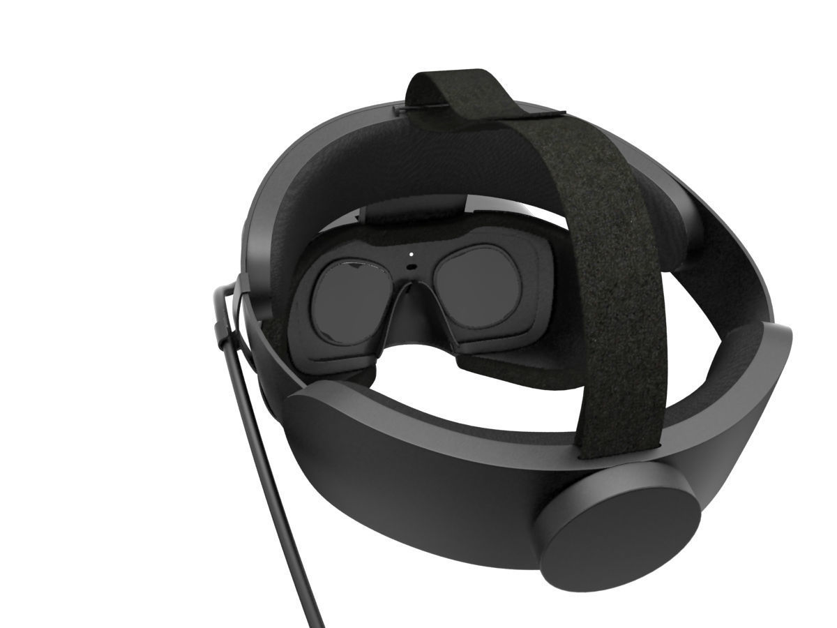 Oculus Rift S with Controllers 3D model_10