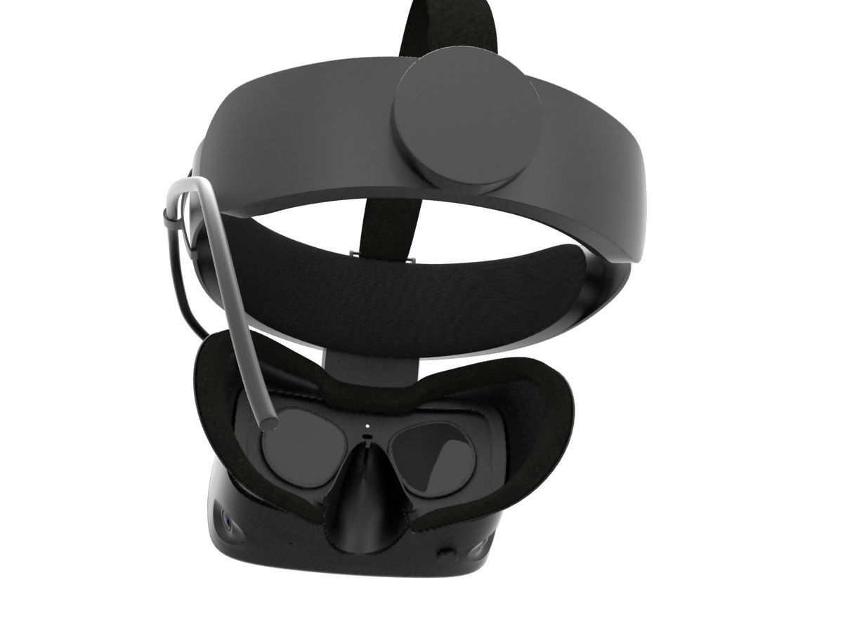 Oculus Rift S with Controllers 3D model_12