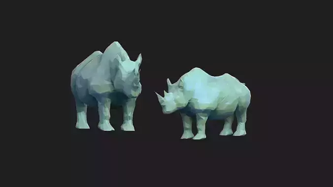 rhinoceros 3d model 