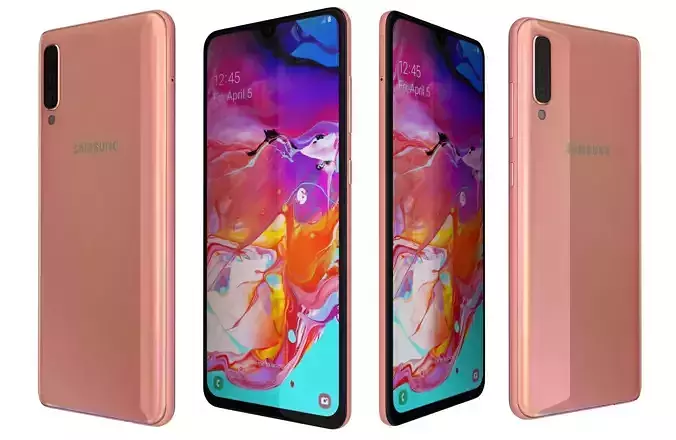 Samsung Galaxy A70 Coral