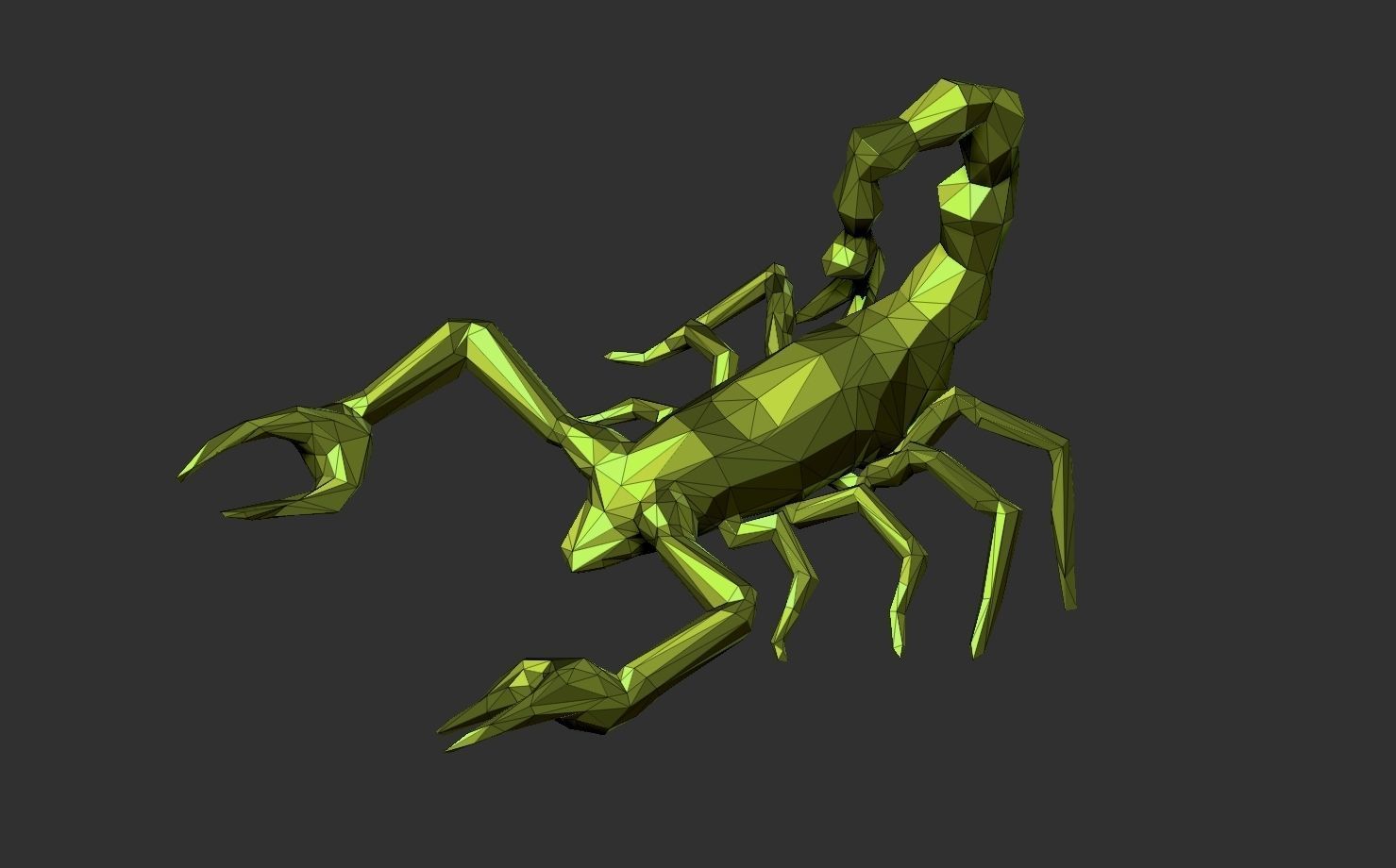 scorpion 3d model 3D print model_1