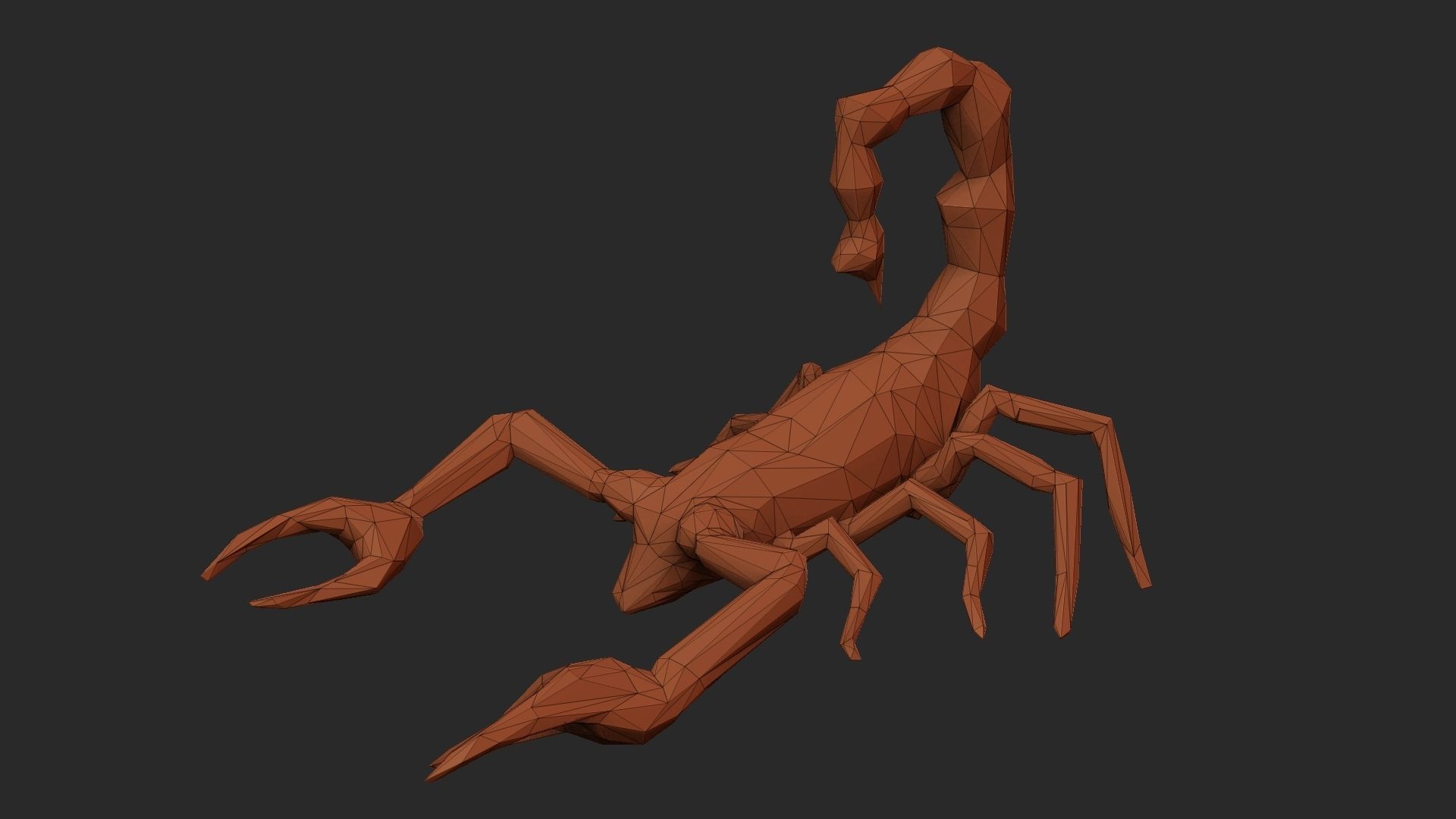 scorpion 3d model 3D print model_3
