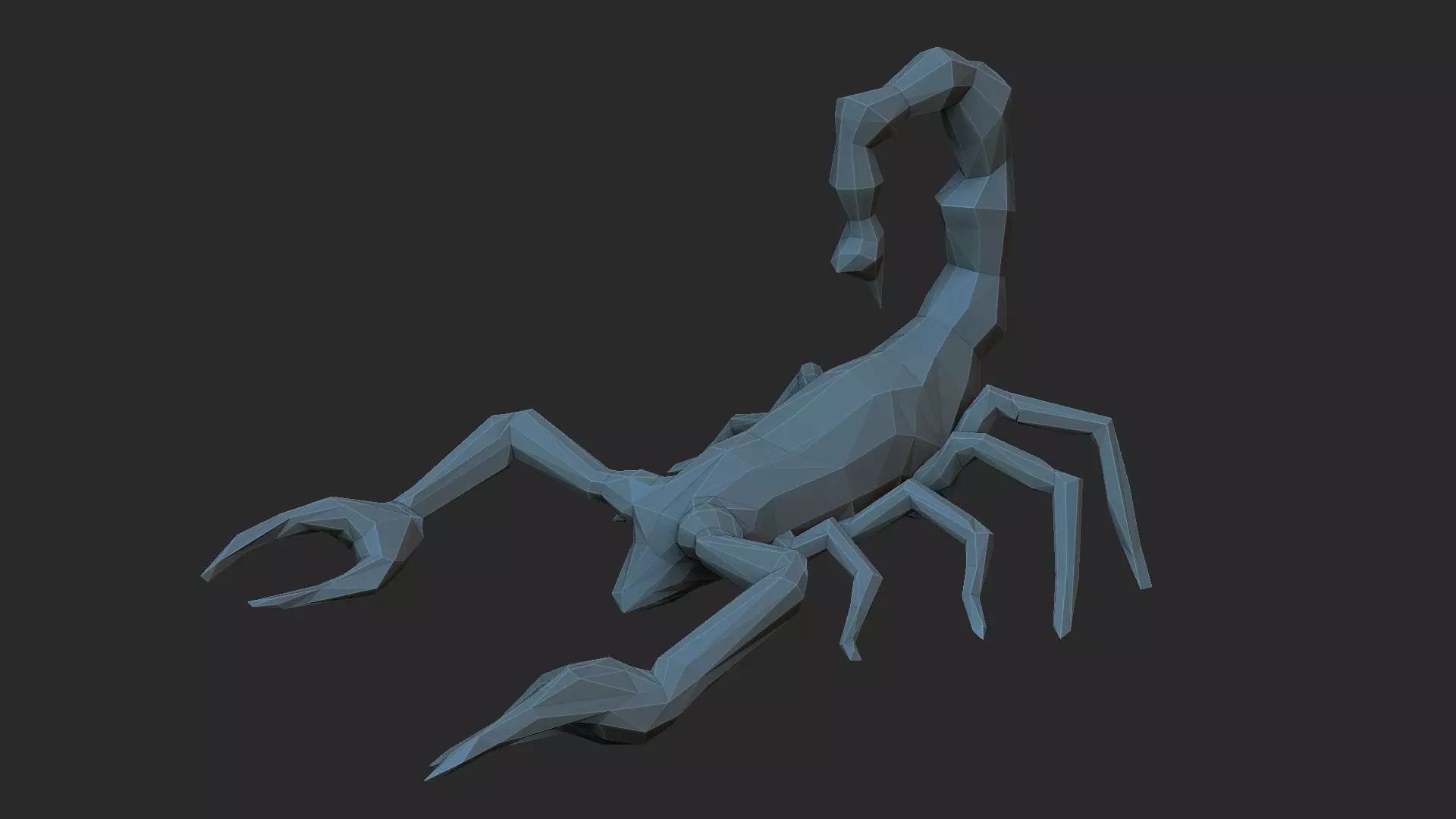 scorpion 3d model 3D print model_0