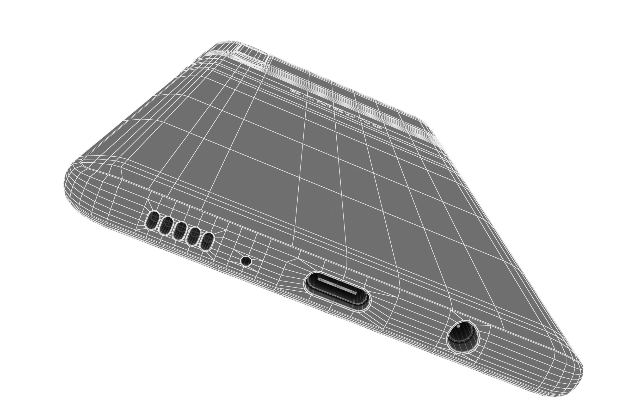 Samsung Galaxy A70 White 3D model_17