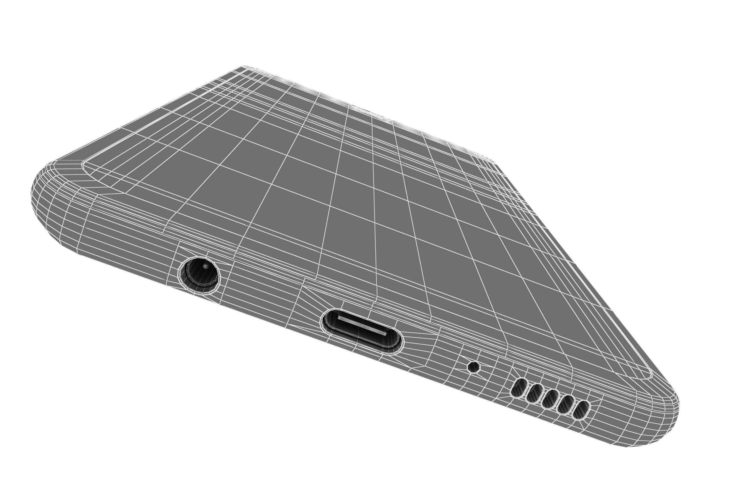 Samsung Galaxy A70 White 3D model_20