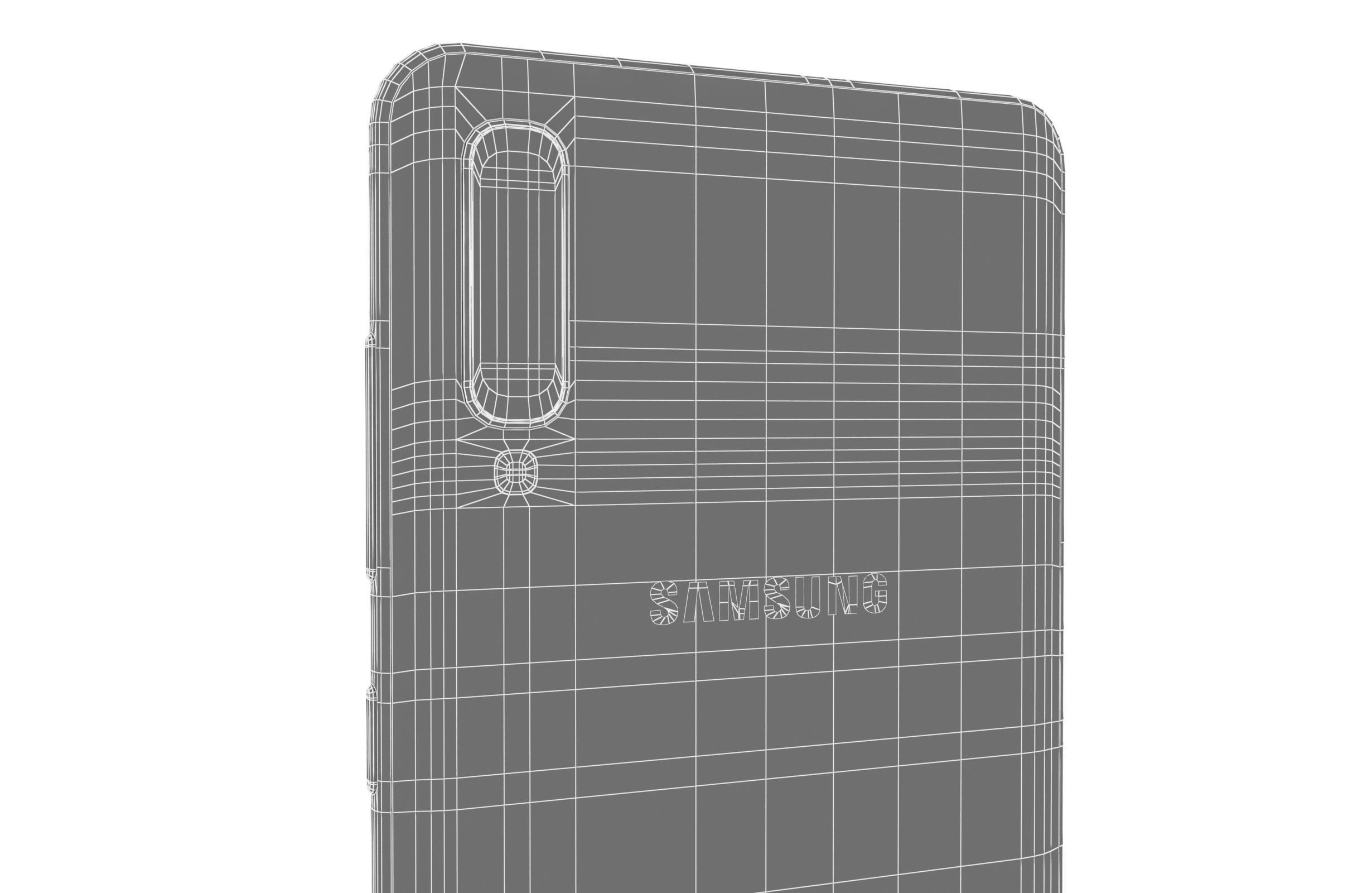 Samsung Galaxy A70 Blue 3D model_14