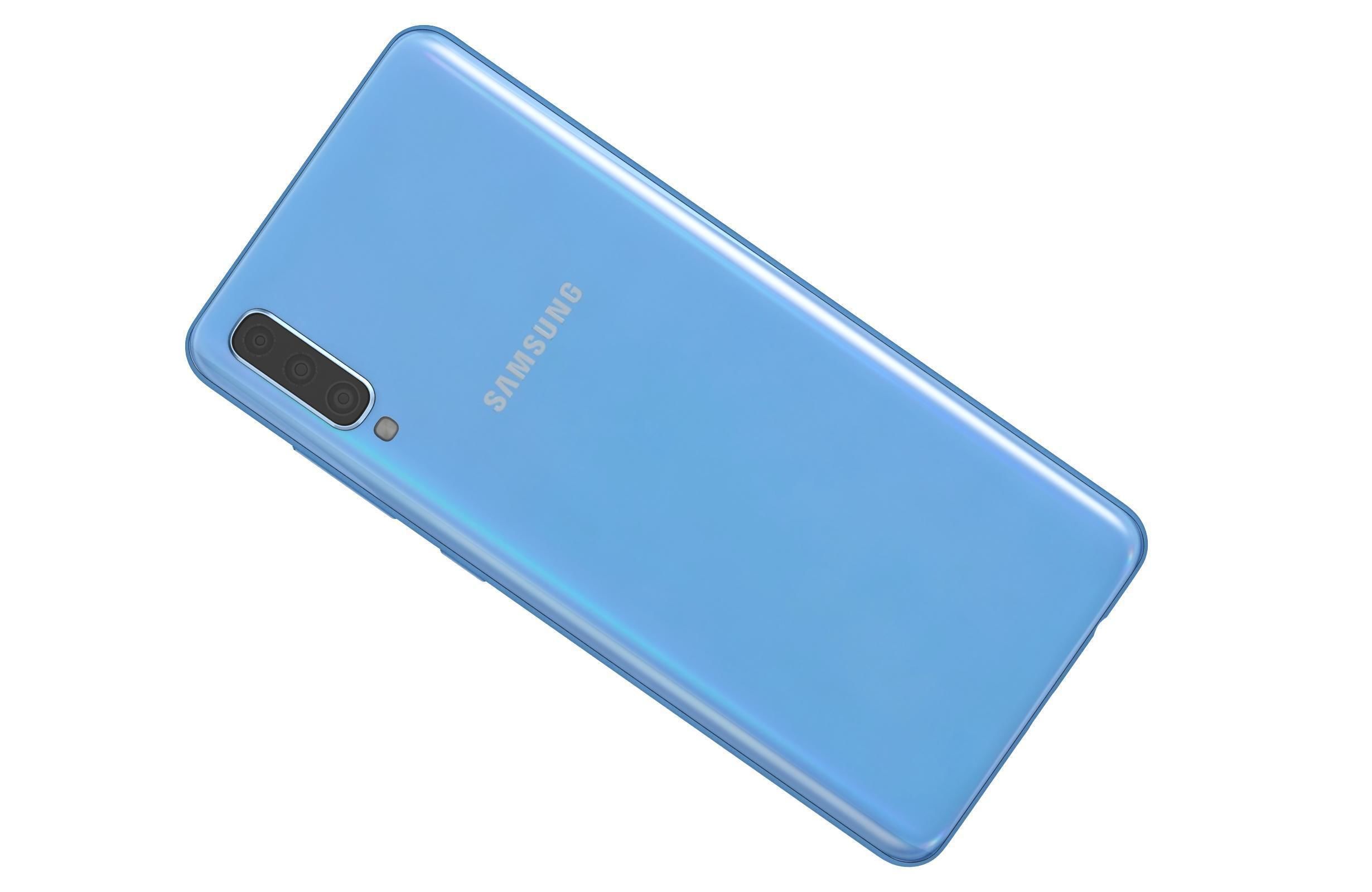 Samsung Galaxy A70 Blue 3D model_5