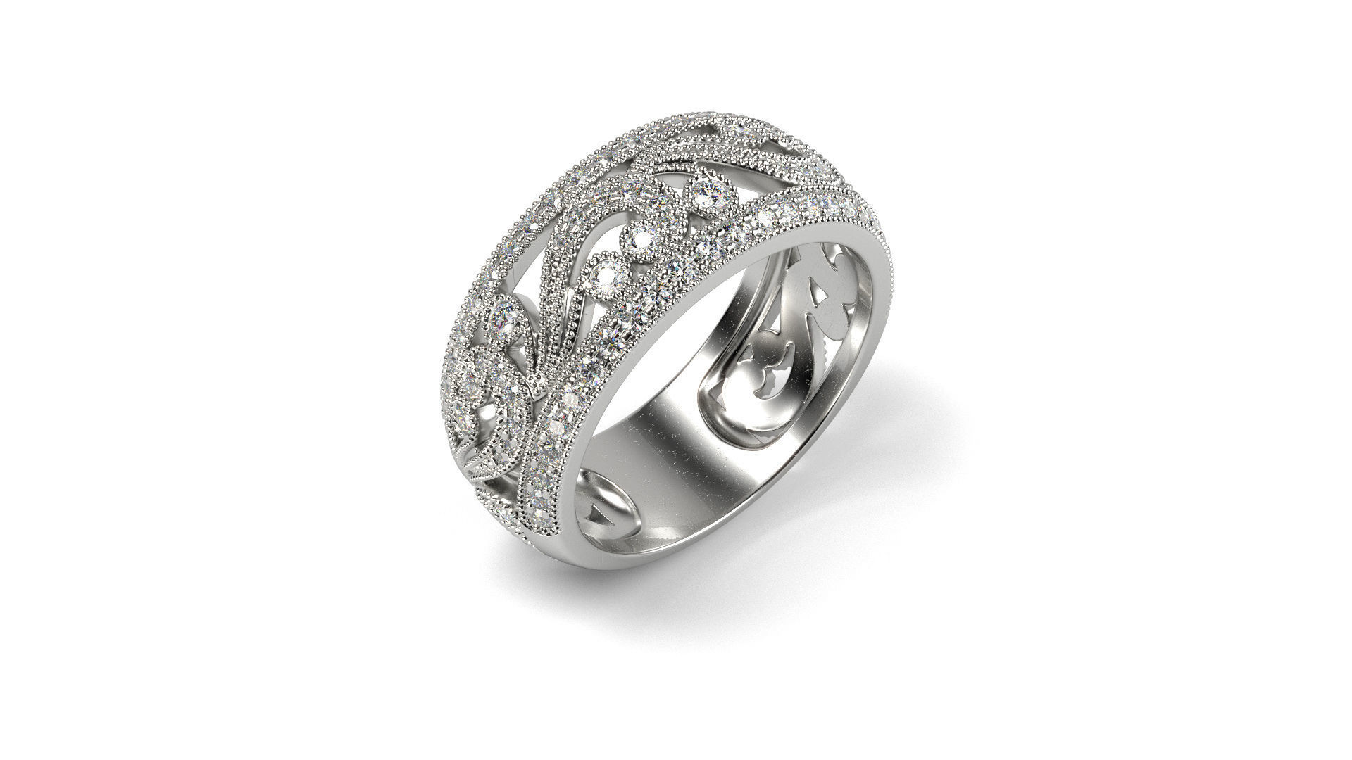 Copy of Kirk Kara Filigree Ring 3D print model_2