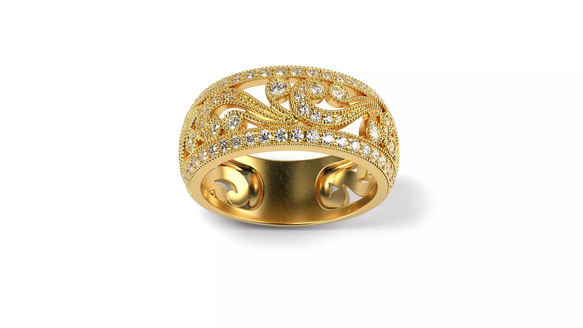 Copy of Kirk Kara Filigree Ring 3D print model_0