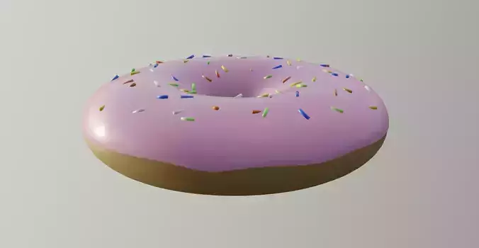 Donut with sprinkles