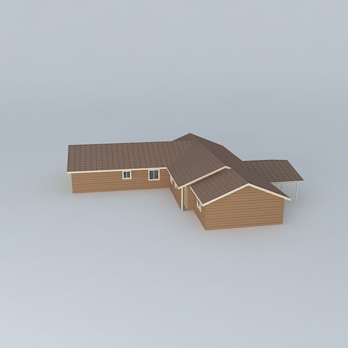 House Free 3D model_2