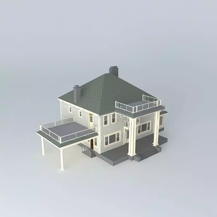 Southern Mansion Free 3D model