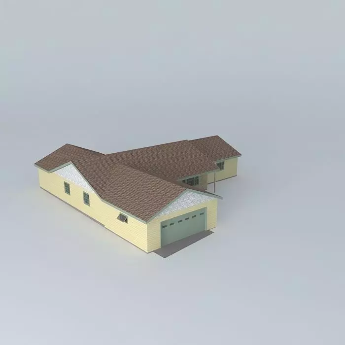 Duplex House Free 3D model