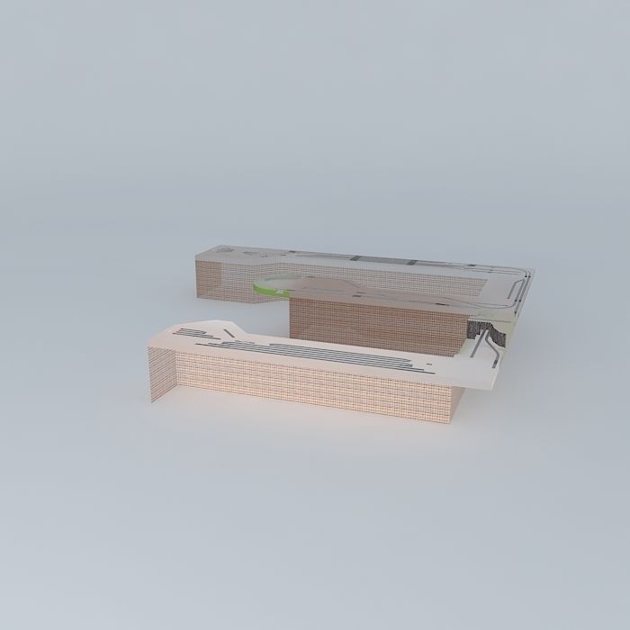HO Railroad Free 3D model_1