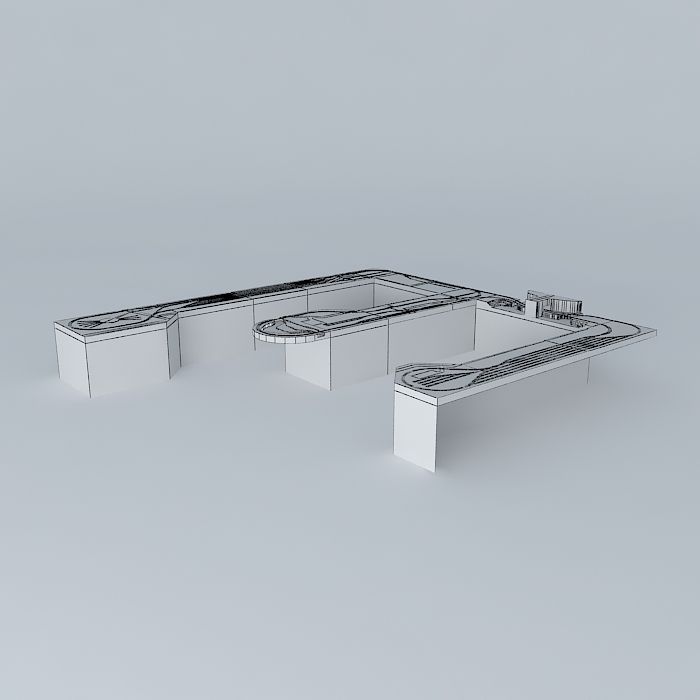 HO Railroad Free 3D model_4