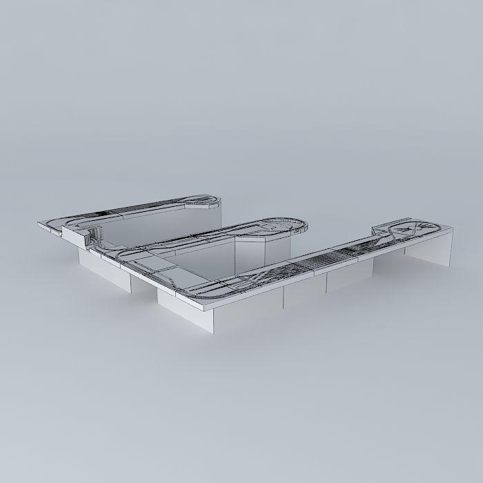 HO Railroad Free 3D model_3