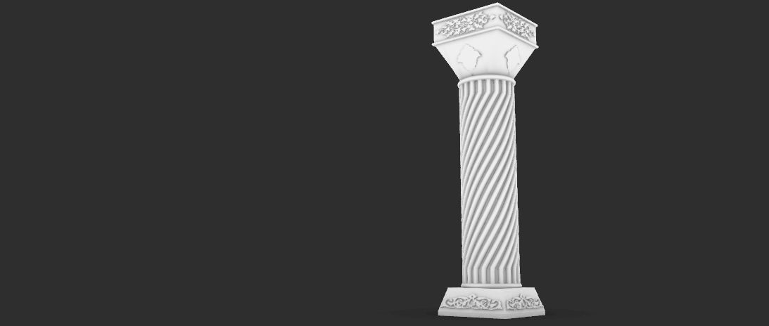 column 3D model_4