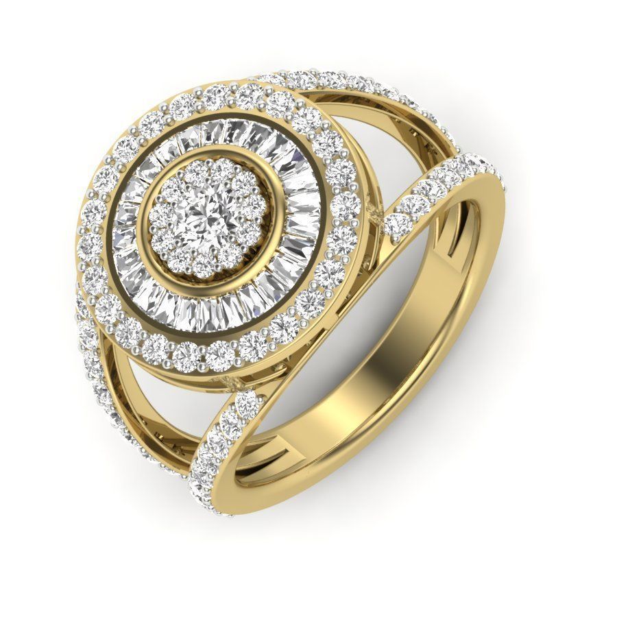 525 ladies women ring 3dm render details bulk collection  3D print model_116