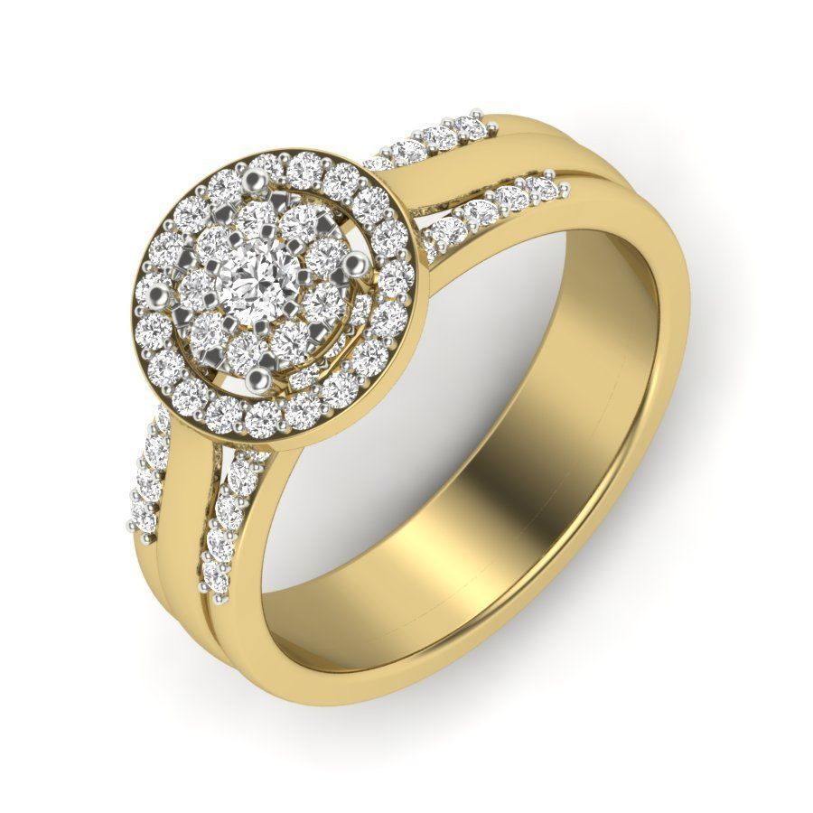 525 ladies women ring 3dm render details bulk collection  3D print model_100