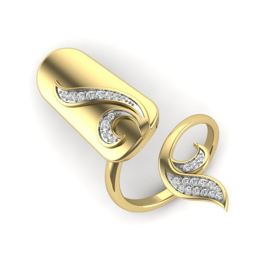 525 ladies women ring 3dm render details bulk collection  3D print model_43