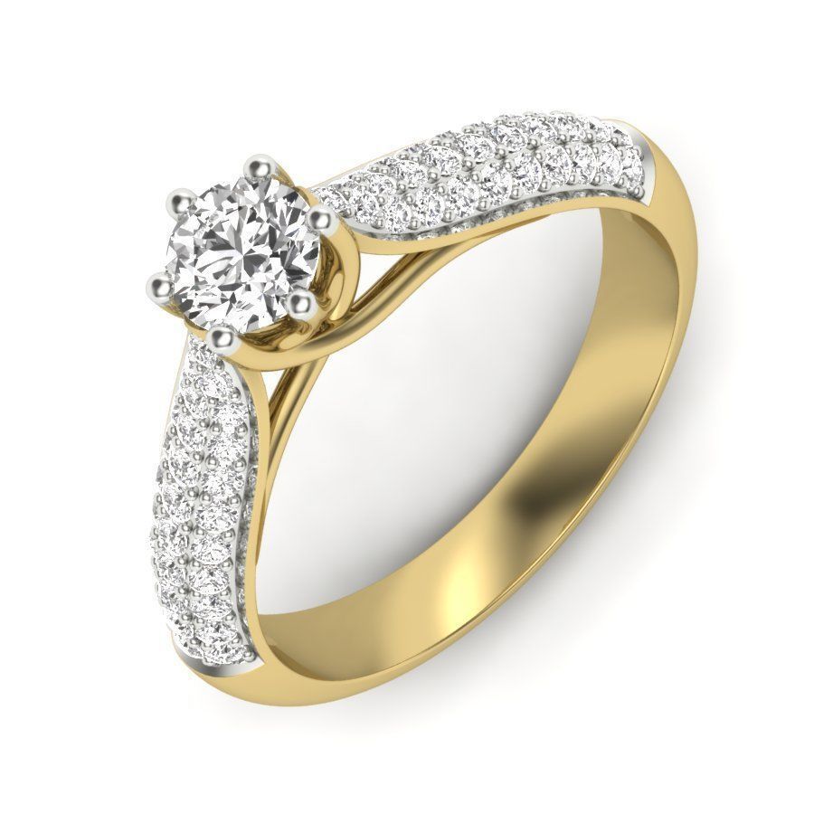 525 ladies women ring 3dm render details bulk collection  3D print model_145