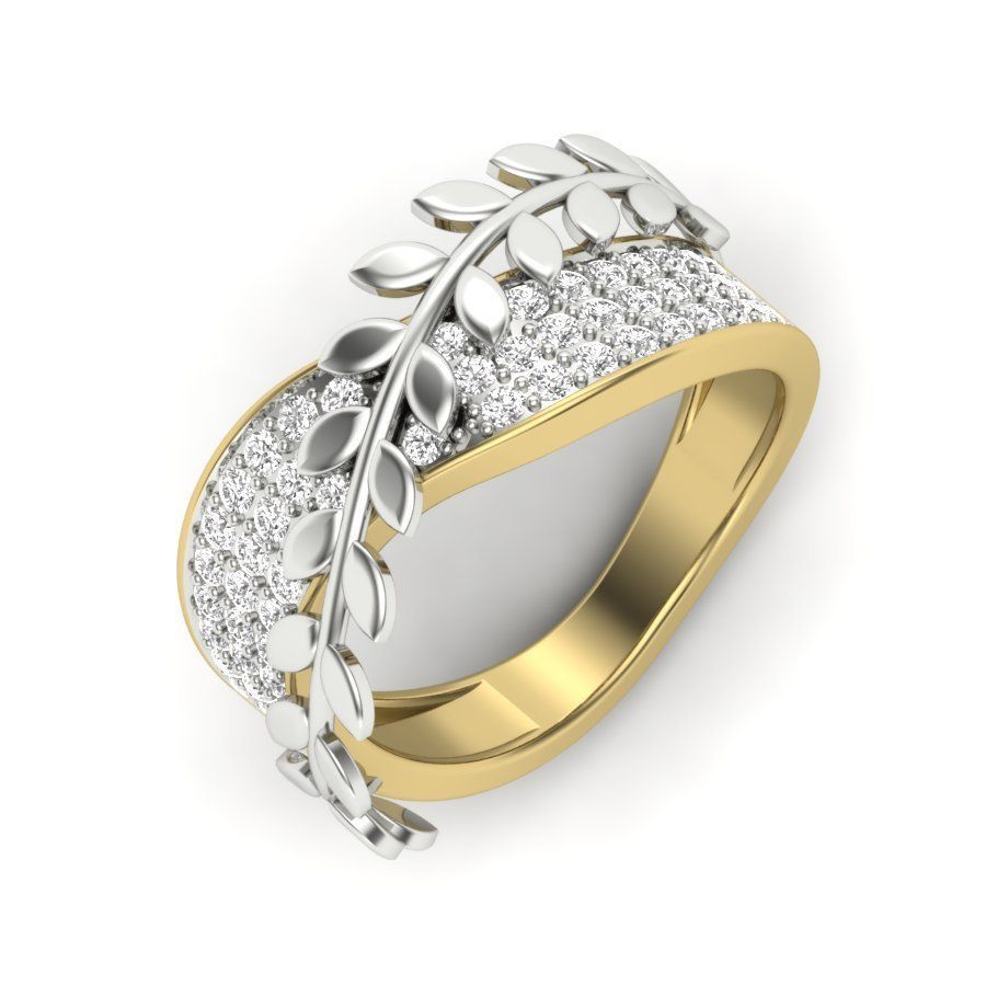 525 ladies women ring 3dm render details bulk collection  3D print model_22