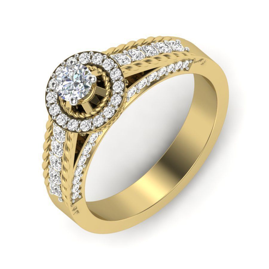 525 ladies women ring 3dm render details bulk collection  3D print model_138