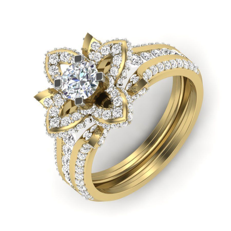 525 ladies women ring 3dm render details bulk collection  3D print model_119