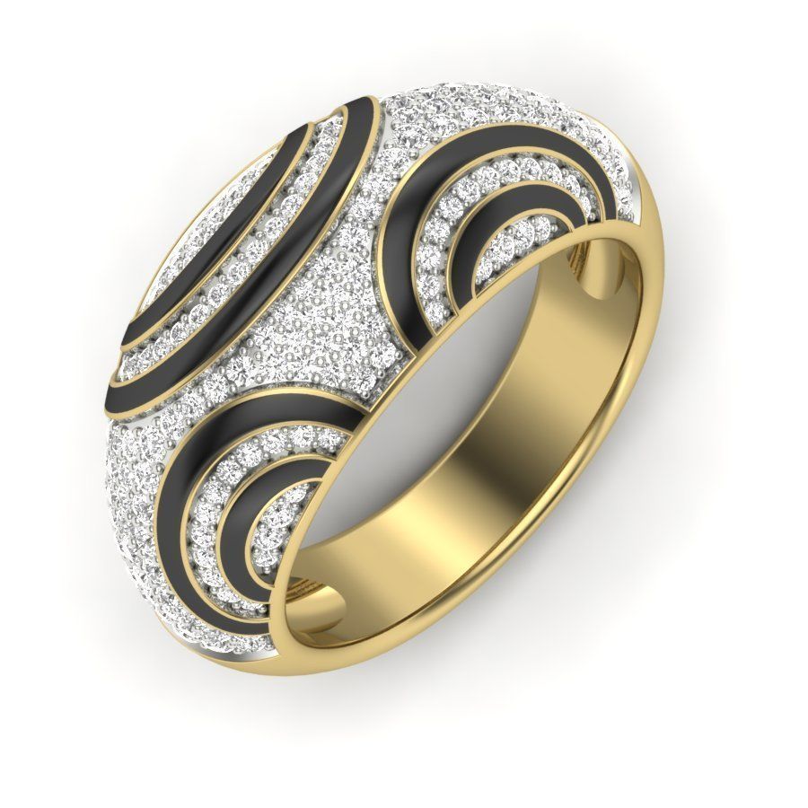 525 ladies women ring 3dm render details bulk collection  3D print model_123