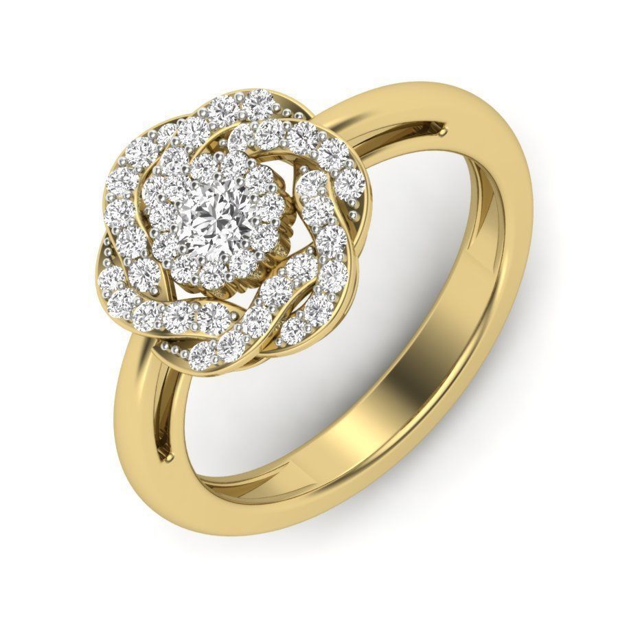 525 ladies women ring 3dm render details bulk collection  3D print model_127