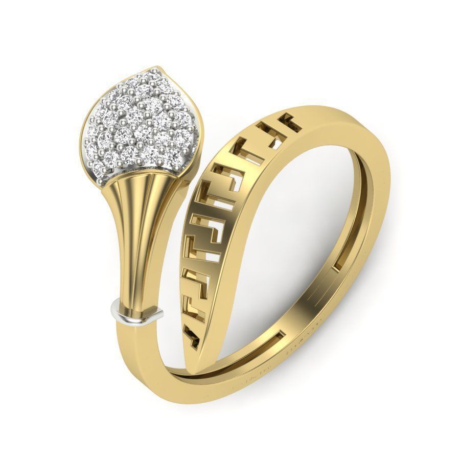 525 ladies women ring 3dm render details bulk collection  3D print model_26