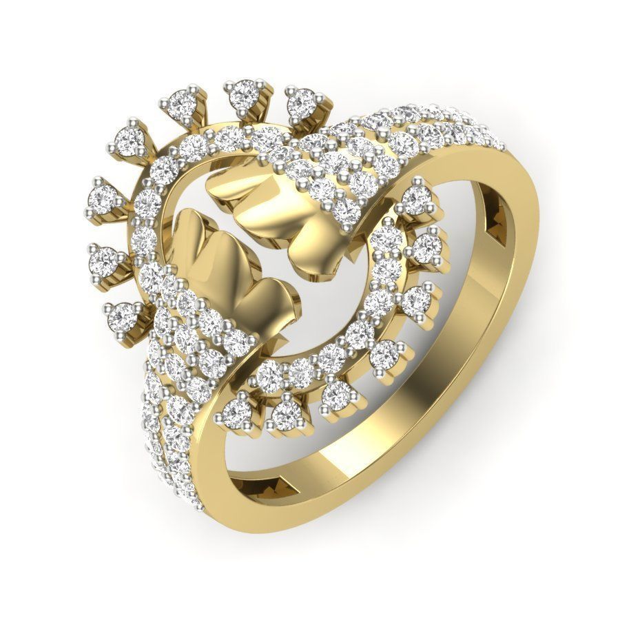 525 ladies women ring 3dm render details bulk collection  3D print model_73