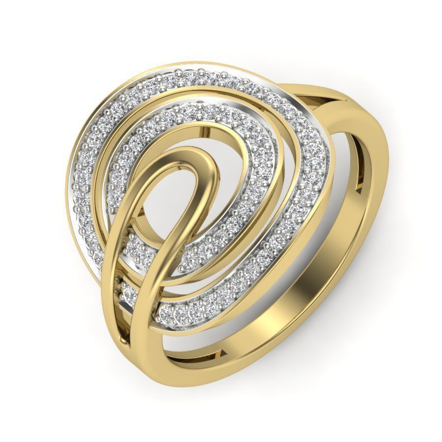 525 ladies women ring 3dm render details bulk collection  3D print model_74