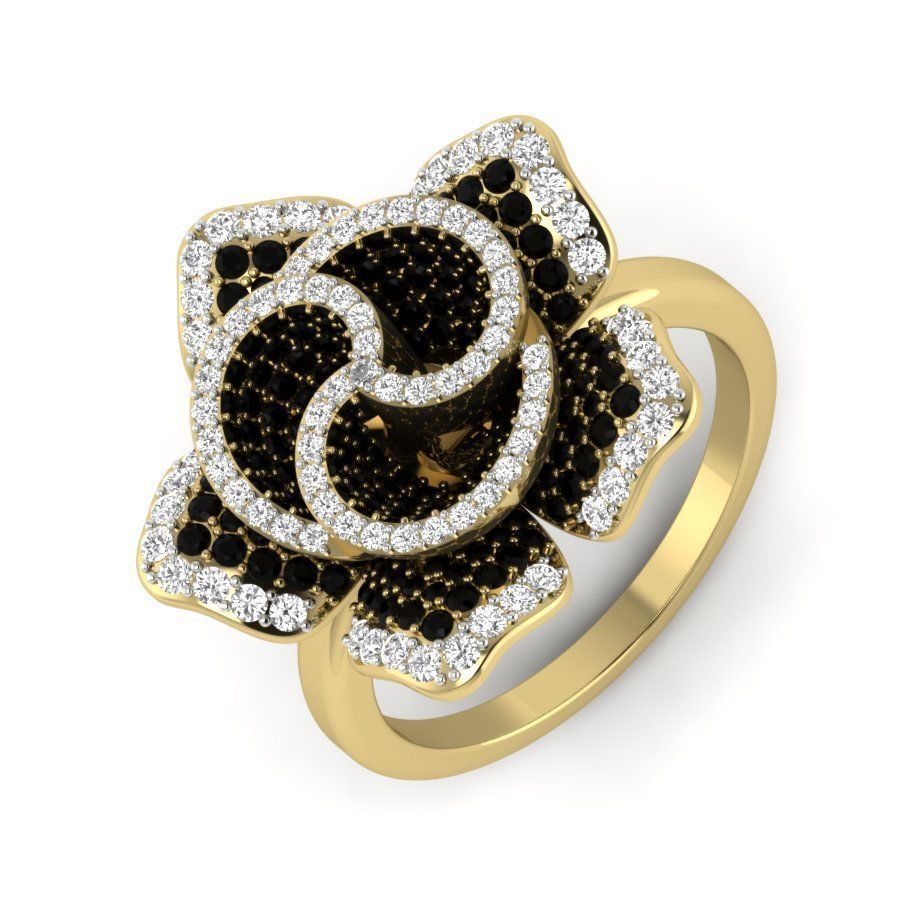 525 ladies women ring 3dm render details bulk collection  3D print model_70