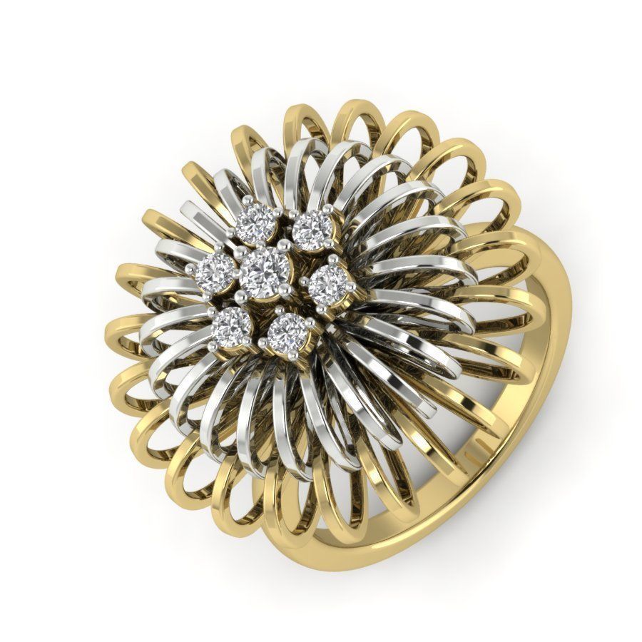 525 ladies women ring 3dm render details bulk collection  3D print model_68