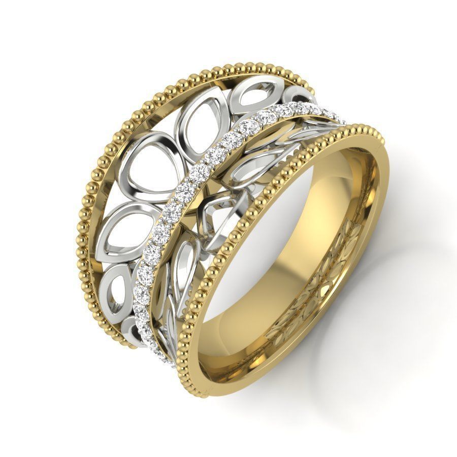 525 ladies women ring 3dm render details bulk collection  3D print model_87