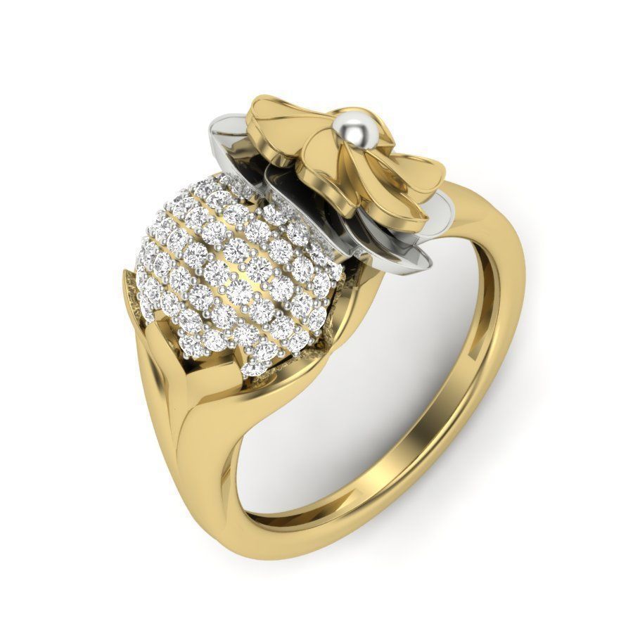 525 ladies women ring 3dm render details bulk collection  3D print model_15