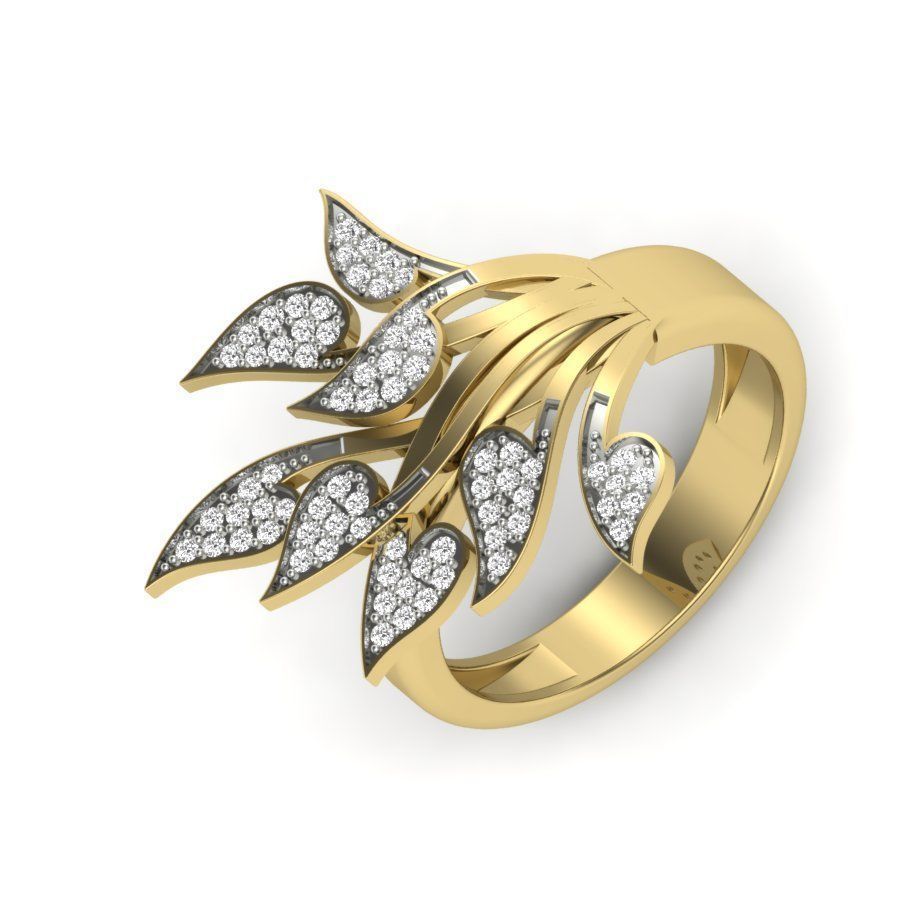 525 ladies women ring 3dm render details bulk collection  3D print model_141
