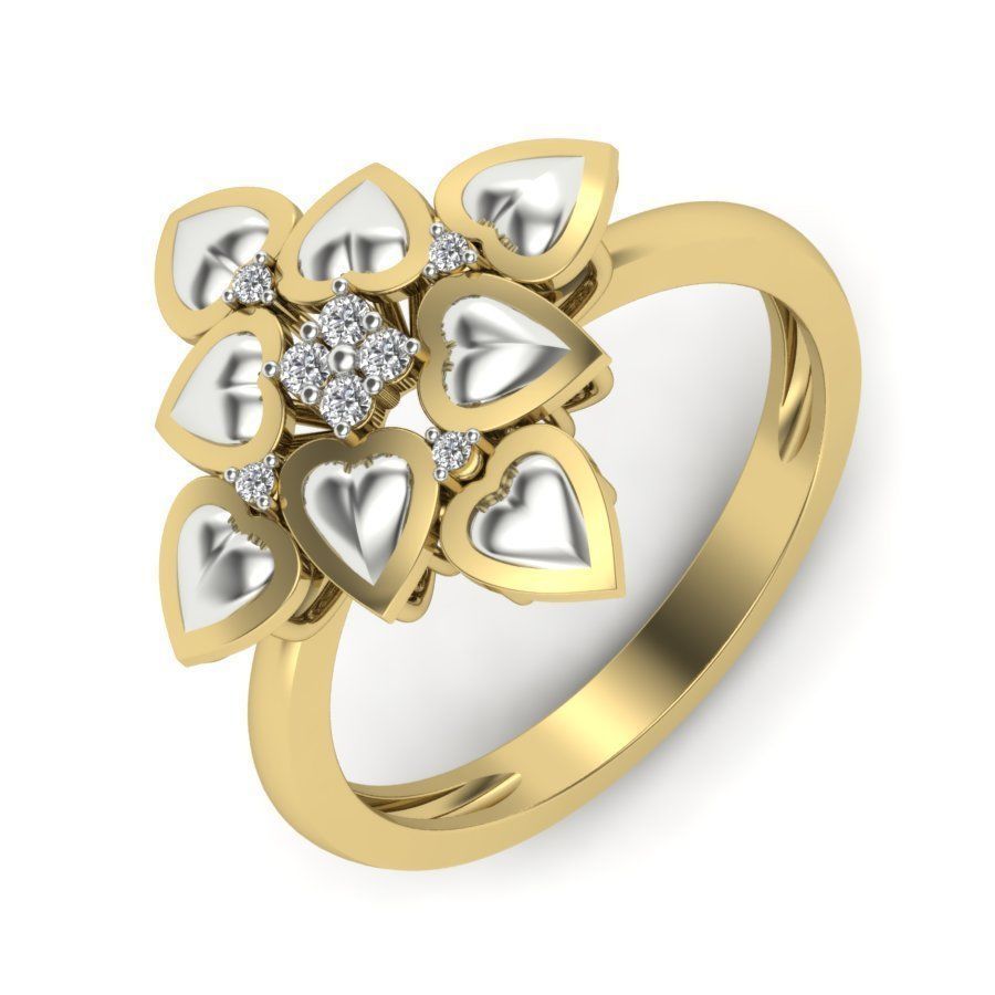525 ladies women ring 3dm render details bulk collection  3D print model_25