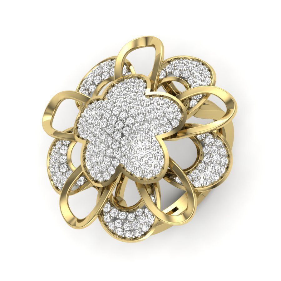 525 ladies women ring 3dm render details bulk collection  3D print model_63