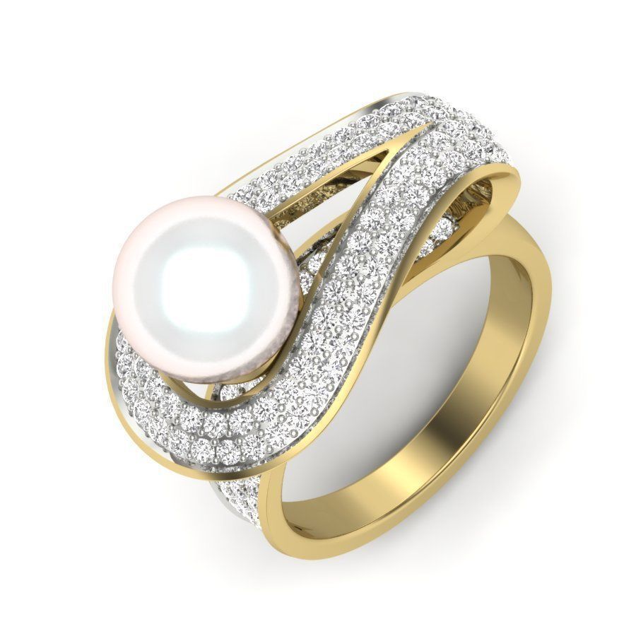 525 ladies women ring 3dm render details bulk collection  3D print model_136