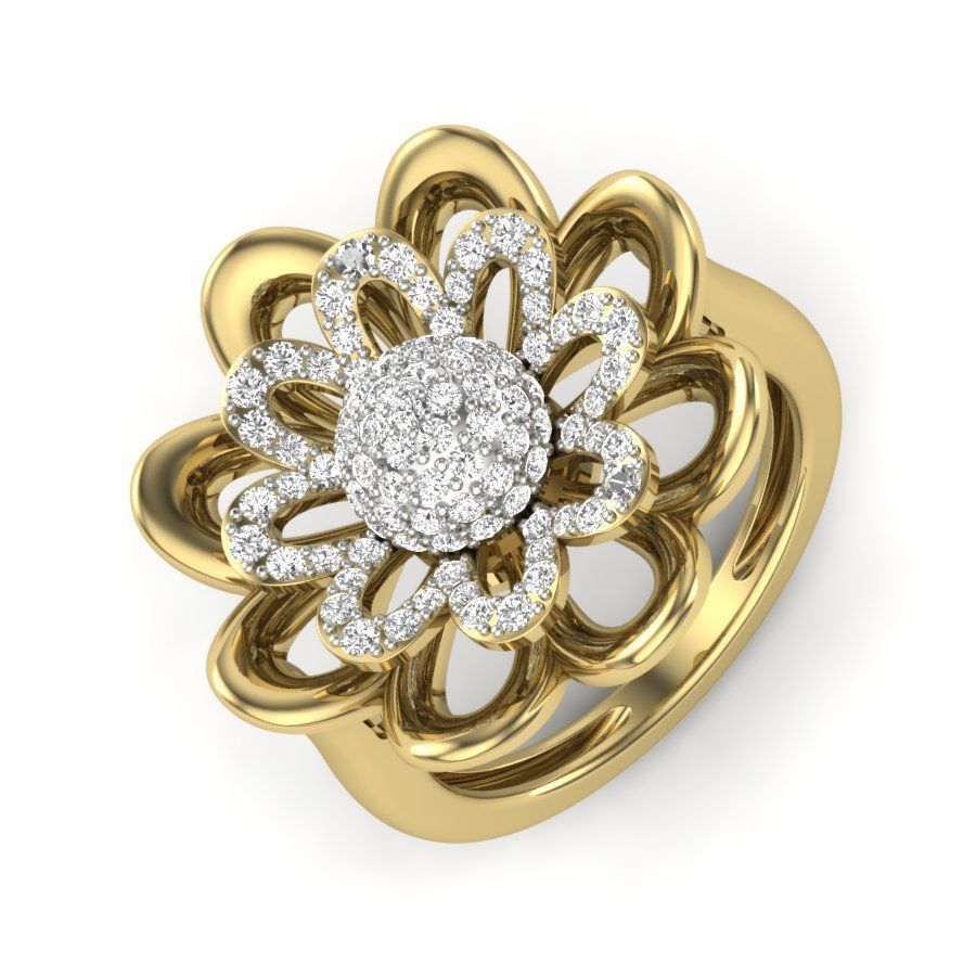 525 ladies women ring 3dm render details bulk collection  3D print model_69