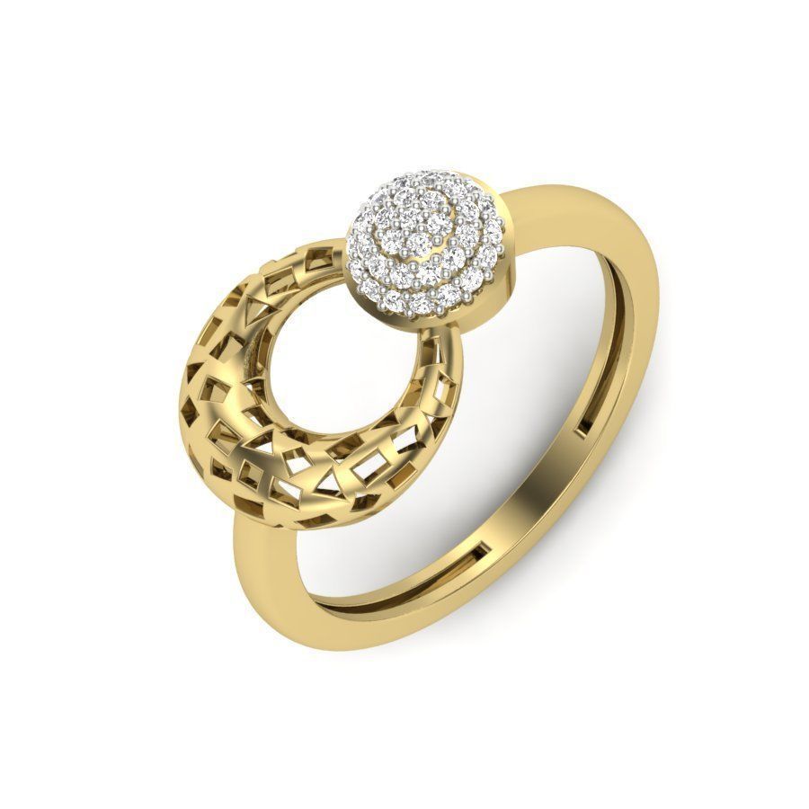 525 ladies women ring 3dm render details bulk collection  3D print model_42
