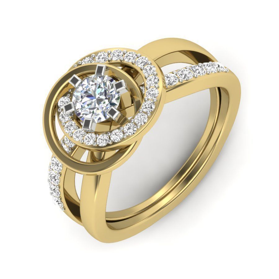 525 ladies women ring 3dm render details bulk collection  3D print model_133