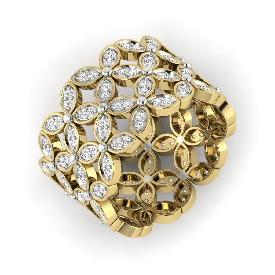 525 ladies women ring 3dm render details bulk collection  3D print model_65