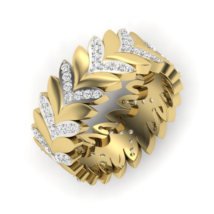 525 ladies women ring 3dm render details bulk collection  3D print model_102